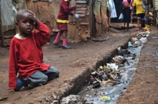 Kibera Boy and Sewage
